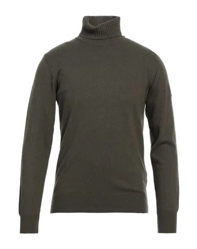 Roy Rogers Roÿ Roger's Man Turtleneck Military Green Size M Wool, Polyamide, Viscose, Cashmere