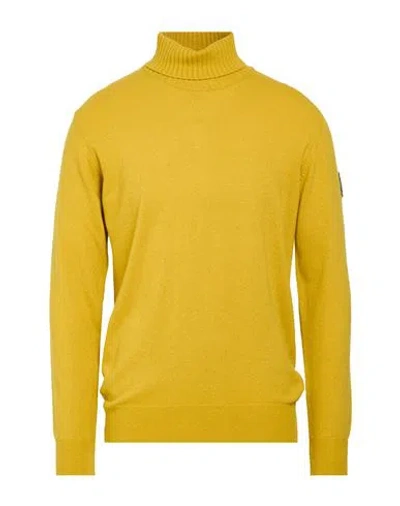 Roy Rogers Roÿ Roger's Man Turtleneck Mustard Size Xl Wool, Polyamide, Viscose, Cashmere In Yellow