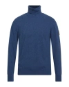 Roy Rogers Roÿ Roger's Man Turtleneck Navy Size Xxl Wool, Polyamide, Viscose, Cashmere