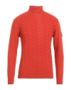 Roy Rogers Roÿ Roger's Man Turtleneck Rust Size L Wool, Viscose, Polyamide, Cashmere In Red