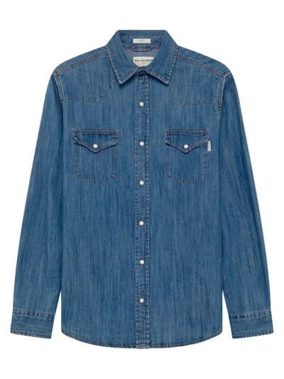 Roy Rogers Roy Roger's Martin Shirt In Blue