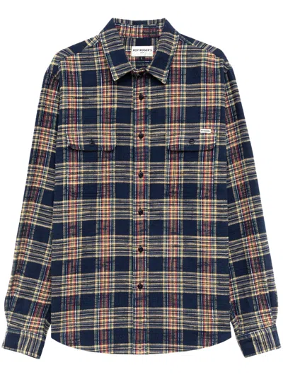 Roy Rogers Roy Roger's Men's Mini Logo Cotton Shirt In Multi