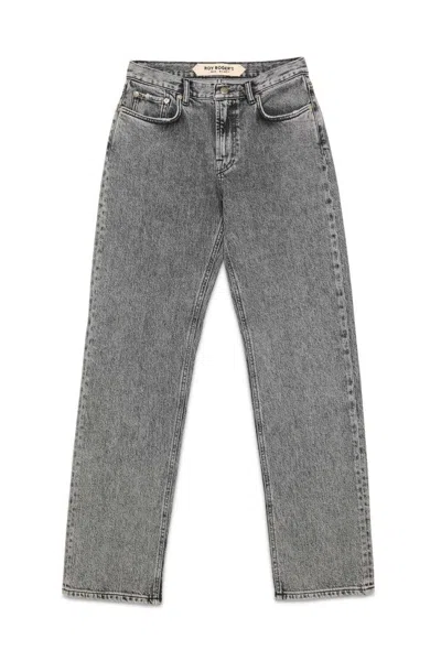 Roy Rogers Roy Roger's Men's Washed Grey Denim Jeans In Gray