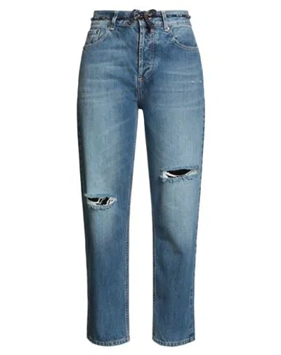 Roy Rogers Roÿ Roger's Old Glory Woman Jeans Blue Size 28 Cotton