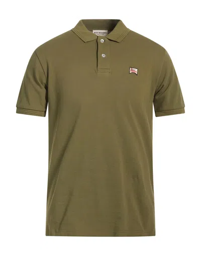 Roy Rogers Roÿ Roger's Polo Shirt In Military Green
