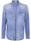 Roy Rogers Shirt Martin Man Denim Koh Samui In Blue