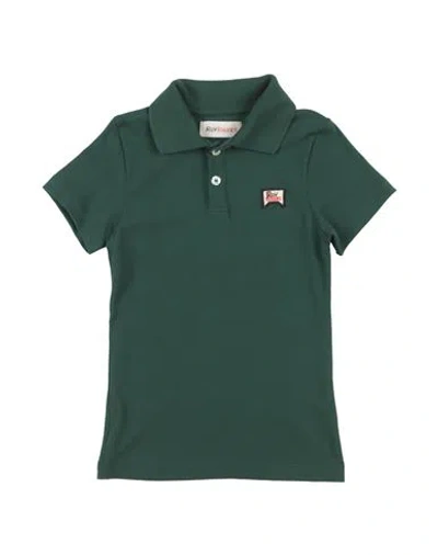Roy Rogers Babies' Roÿ Roger's Toddler Boy Polo Shirt Dark Green Size 6 Cotton