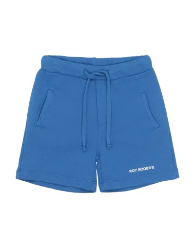 Roy Rogers Babies' Roÿ Roger's Toddler Boy Shorts & Bermuda Shorts Blue Size 4 Cotton