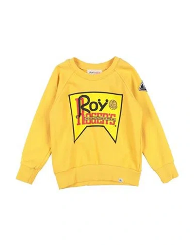 Roy Rogers Babies' Roÿ Roger's Toddler Boy Sweatshirt Ocher Size 6 Cotton In Yellow