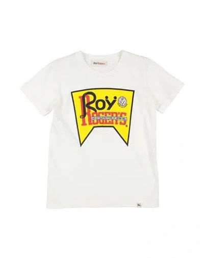 Roy Rogers Babies' Roÿ Roger's Toddler Boy T-shirt Ivory Size 6 Cotton In White