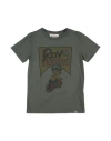 ROY ROGERS ROŸ ROGER'S TODDLER BOY T-SHIRT MILITARY GREEN SIZE 6 COTTON