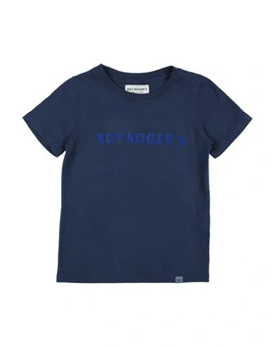 Roy Rogers Babies' Roÿ Roger's Toddler Boy T-shirt Navy Blue Size 6 Cotton