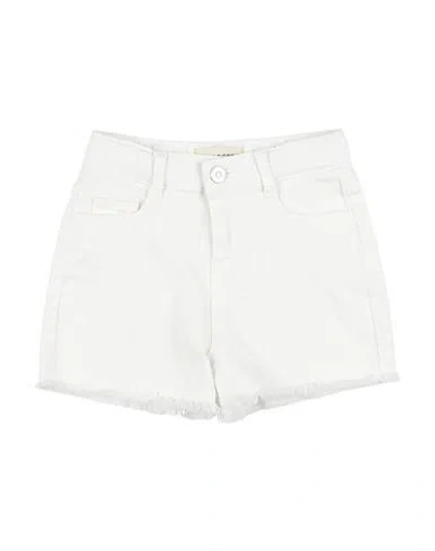 Roy Rogers Babies' Roÿ Roger's Toddler Girl Denim Shorts White Size 6 Cotton, Elastane