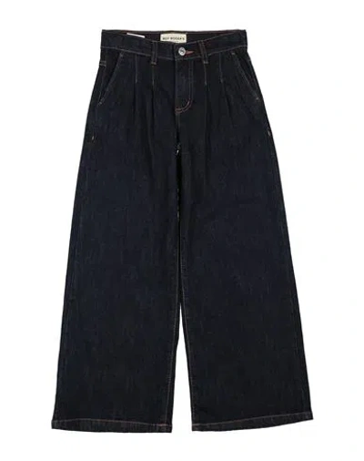 Roy Rogers Babies' Roÿ Roger's Toddler Girl Jeans Blue Size 7 Cotton, Elastane