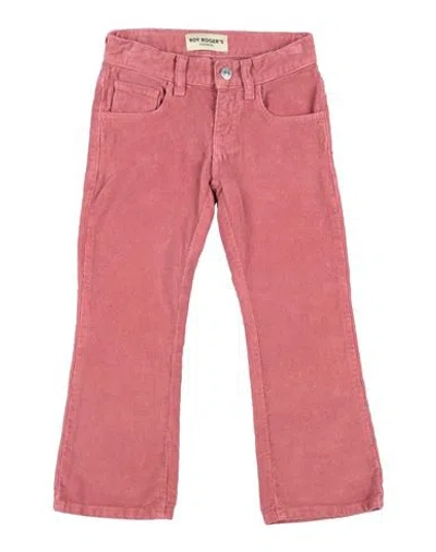Roy Rogers Babies' Roÿ Roger's Toddler Girl Pants Antique Rose Size 6 Cotton In Pink