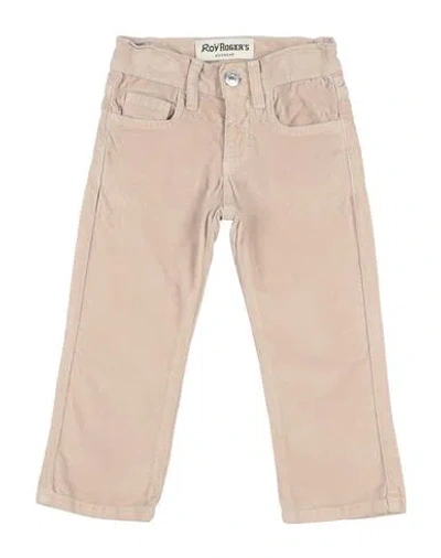 Roy Rogers Babies' Roÿ Roger's Toddler Girl Pants Beige Size 6 Cotton, Elastane