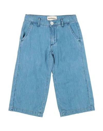 Roy Rogers Babies' Roÿ Roger's Toddler Girl Jeans Blue Size 6 Cotton, Elastomultiester, Elastane