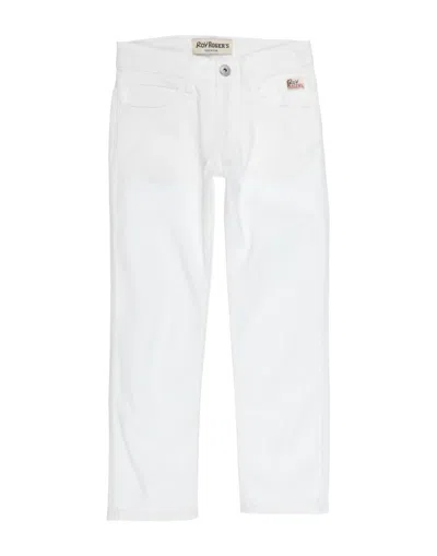 Roy Rogers Babies' Roÿ Roger's Toddler Girl Pants White Size 6 Cotton, Elastane