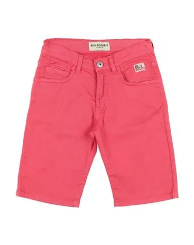 Roy Rogers Babies' Roÿ Roger's Toddler Girl Shorts & Bermuda Shorts Coral Size 6 Cotton, Lyocell, Elastane In Red