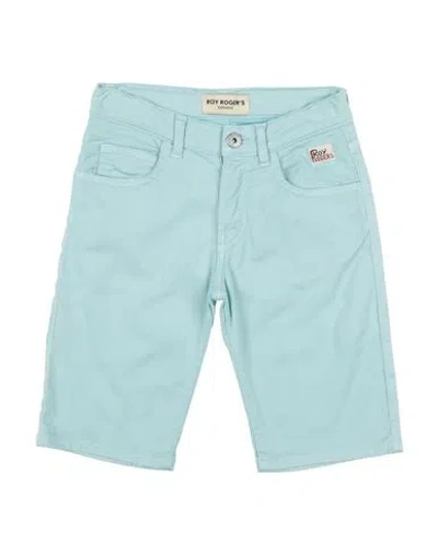 Roy Rogers Babies' Roÿ Roger's Toddler Girl Shorts & Bermuda Shorts Sky Blue Size 6 Cotton, Lyocell, Elastane