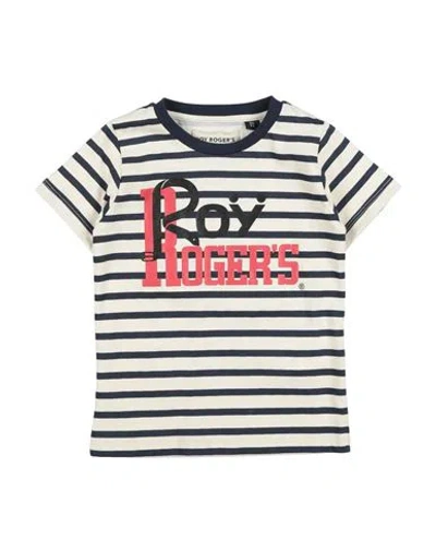 Roy Rogers Babies' Roÿ Roger's Toddler Girl T-shirt Cream Size 6 Cotton In White