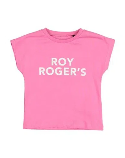 Roy Rogers Babies' Roÿ Roger's Toddler Girl T-shirt Fuchsia Size 5 Cotton In Pink
