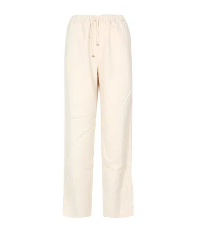 Roy Rogers Roy Roger's Trousers Beige In Pink