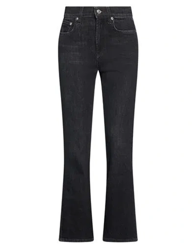 Roy Rogers Roÿ Roger's Woman Jeans Black Size 24 Cotton, Polyester, Lyocell, Rubber