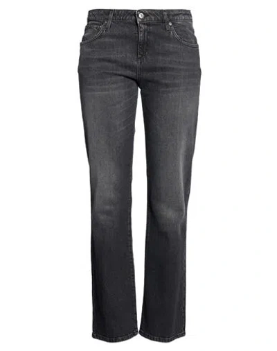 Roy Rogers Roÿ Roger's Woman Jeans Black Size 29 Cotton, Lyocell, Elastane