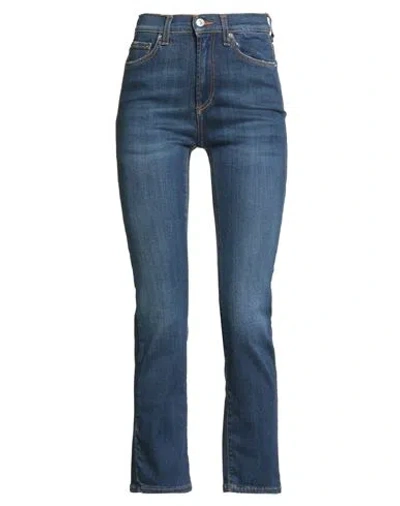 Roy Rogers Roÿ Roger's Woman Jeans Blue Size 24 Cotton, Polyester, Lyocell, Elastane