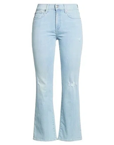 Roy Rogers Roÿ Roger's Woman Jeans Blue Size 26 Cotton, Elastane