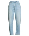 Roy Rogers Roÿ Roger's Woman Jeans Blue Size 27 Cotton, Lyocell In Blue