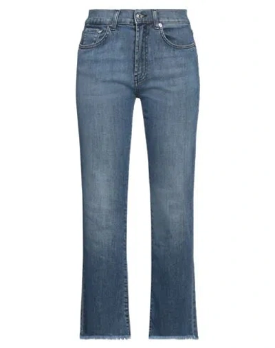 Roy Rogers Roÿ Roger's Woman Jeans Blue Size 27 Cotton, Rubber