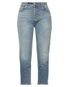 Roy Rogers Roÿ Roger's Woman Jeans Blue Size 28 Cotton, Elastane In Blue