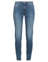 Roy Rogers Roÿ Roger's Woman Jeans Blue Size 29 Cotton, Elastane In Blue
