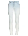 Roy Rogers Roÿ Roger's Woman Jeans Blue Size 30 Cotton, Elastomultiester, Elastane In Blue