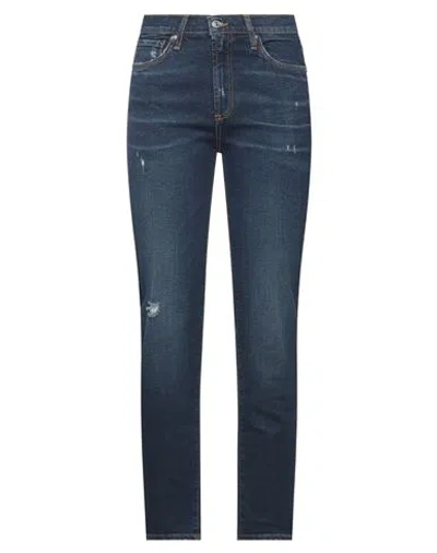 Roy Rogers Roÿ Roger's Woman Jeans Blue Size 31 Cotton, Polyester, Rubber