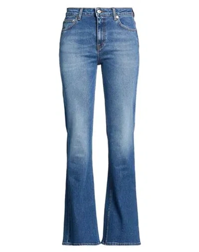 Roy Rogers Roÿ Roger's Woman Jeans Blue Size 32 Cotton, Elastane, Recycled Cotton