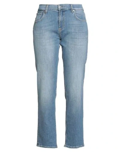 Roy Rogers Roÿ Roger's Woman Jeans Blue Size 32 Recycled Cotton, Rubber