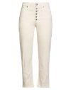 Roy Rogers Roÿ Roger's Woman Pants Beige Size 29 Cotton, Elastane In White