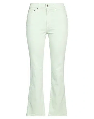 Roy Rogers Roÿ Roger's Woman Jeans Light Green Size 26 Cotton, Elastane In Multi
