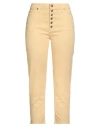 Roy Rogers Roÿ Roger's Woman Jeans Pastel Yellow Size 31 Cotton, Elastane