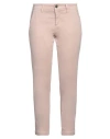 Roy Rogers Roÿ Roger's Woman Pants Beige Size 26 Cotton, Lyocell, Elastane In Neutral