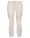 Roy Rogers Cropped Pants In Beige