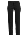 Roy Rogers Roÿ Roger's Woman Pants Black Size 29 Cotton, Lyocell, Elastane