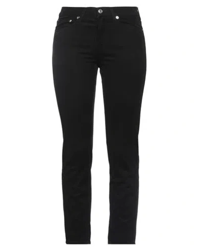 Roy Rogers Roÿ Roger's Woman Pants Black Size 30 Modal, Cotton, Elastane