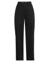 Roy Rogers Roÿ Roger's Woman Pants Black Size 31 Cotton, Lyocell, Elastane In Black