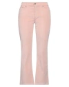 Roy Rogers Roÿ Roger's Woman Pants Blush Size 26 Cotton, Modal, Elastane In Pink