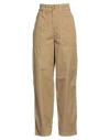 Roy Rogers Roÿ Roger's Woman Pants Camel Size 26 Cotton In Brown