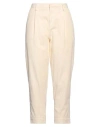 Roy Rogers Roÿ Roger's Woman Pants Ivory Size 29 Cotton, Elastane In White